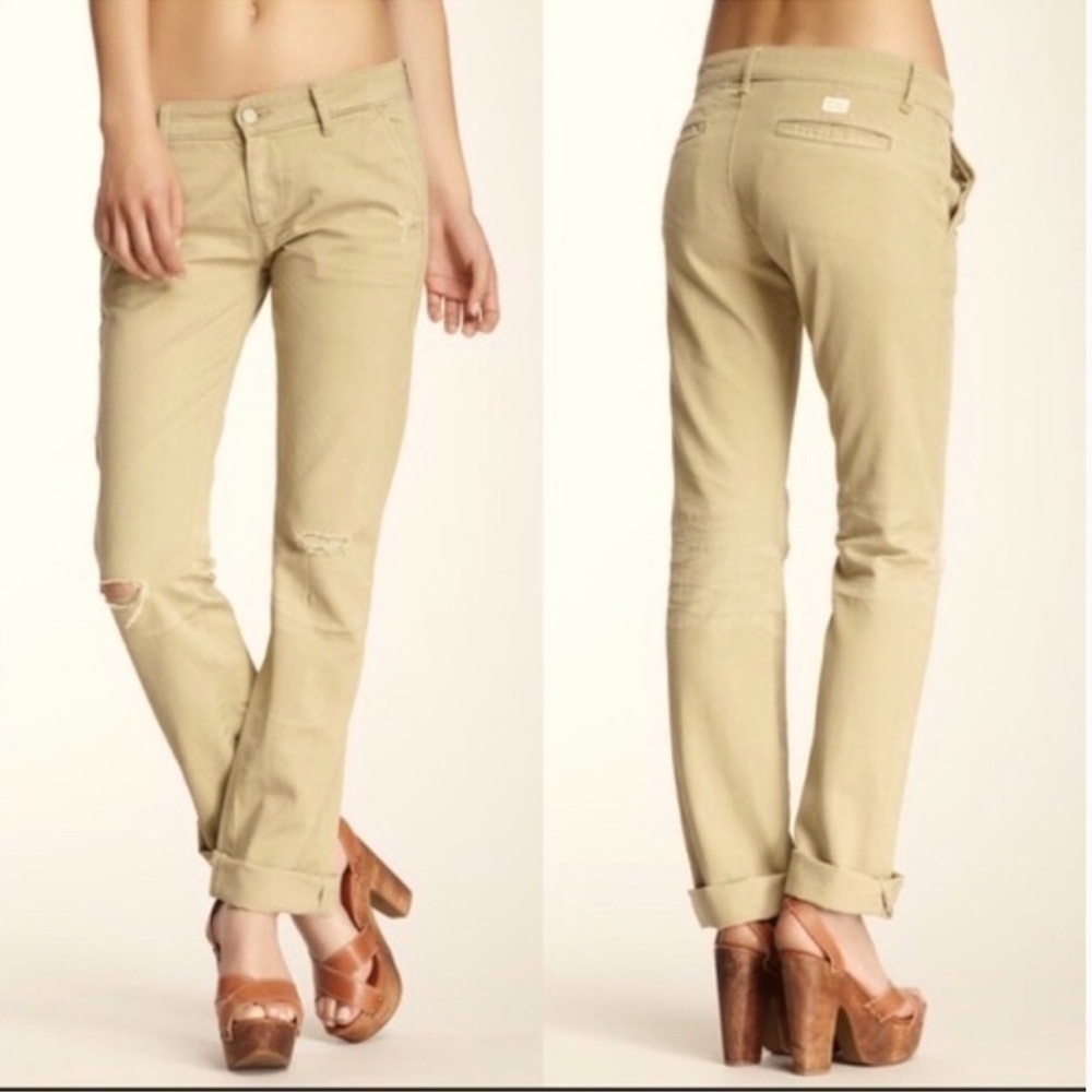 AG ADRIANO GOLDSCHMIED SUPPLY Tomboy Khaki Regulations